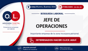 Jefe de Operaciones