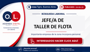 Jefe/a de Taller de Flota