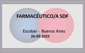 Farmacéutico/a SDF