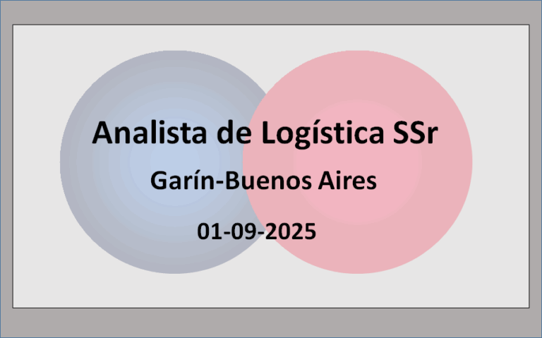 Analista de Logística Semi Senior