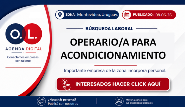 Operario/a para Acondicionamiento 6 - OL Group Operario/a para Acondicionamiento