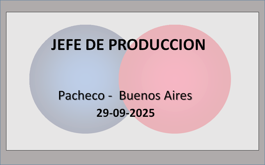 Jefe de producción