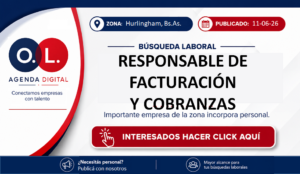 Responsable de Facturación y Cobranzas