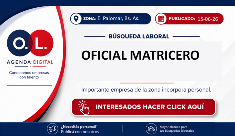 Oficial matricero 5 - OL Group Oficial matricero