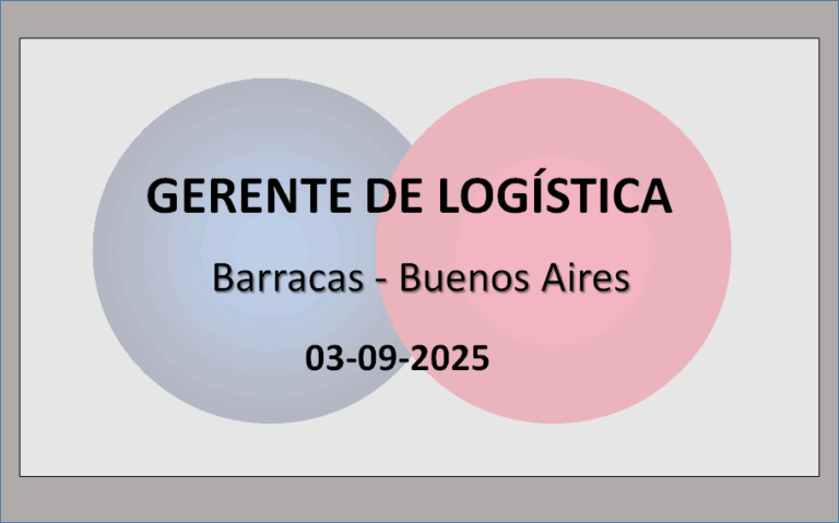 Gerente de Logistica