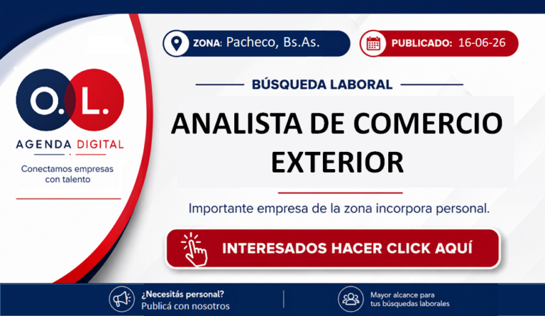 Analista de Comercio Exterior 5 - OL Group Analista de Comercio Exterior