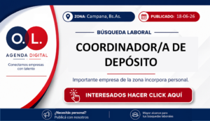 Coordinador/a de Depósito