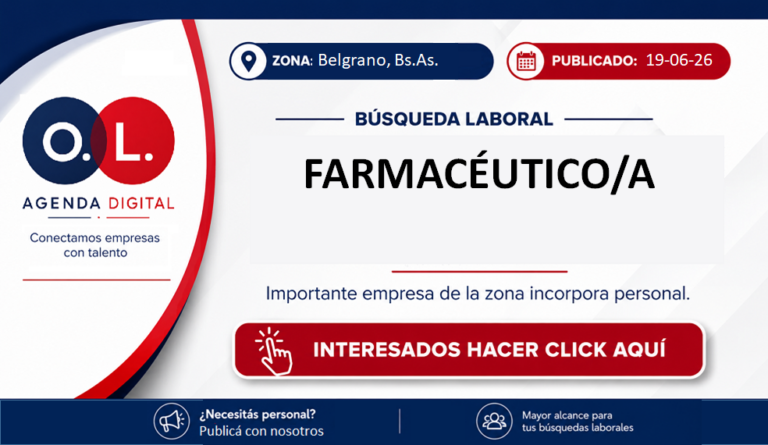Farmacéutico/a 6 - OL Group Farmacéutico/a