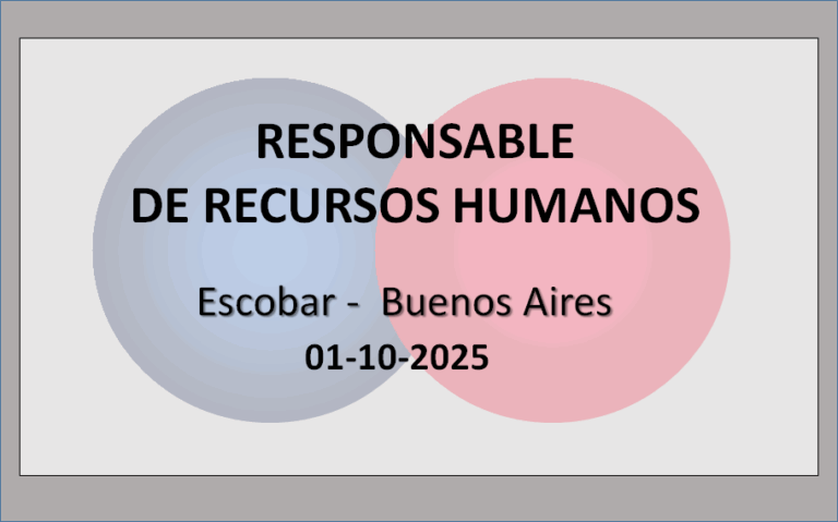 Responsable de Recursos Humanos