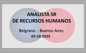 Analista Senior de Recursos Humanos