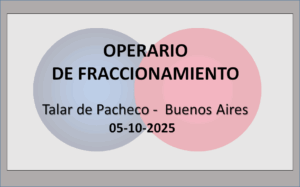 Operario de fraccionamiento