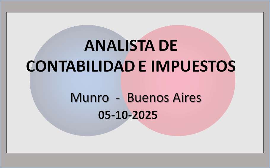 Analista de Contabilidad e Impuestos