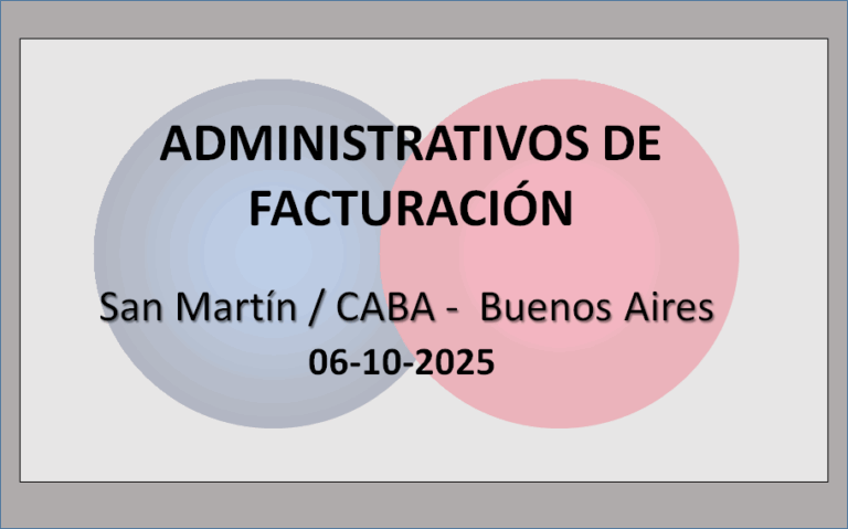 Administrativos de Facturación